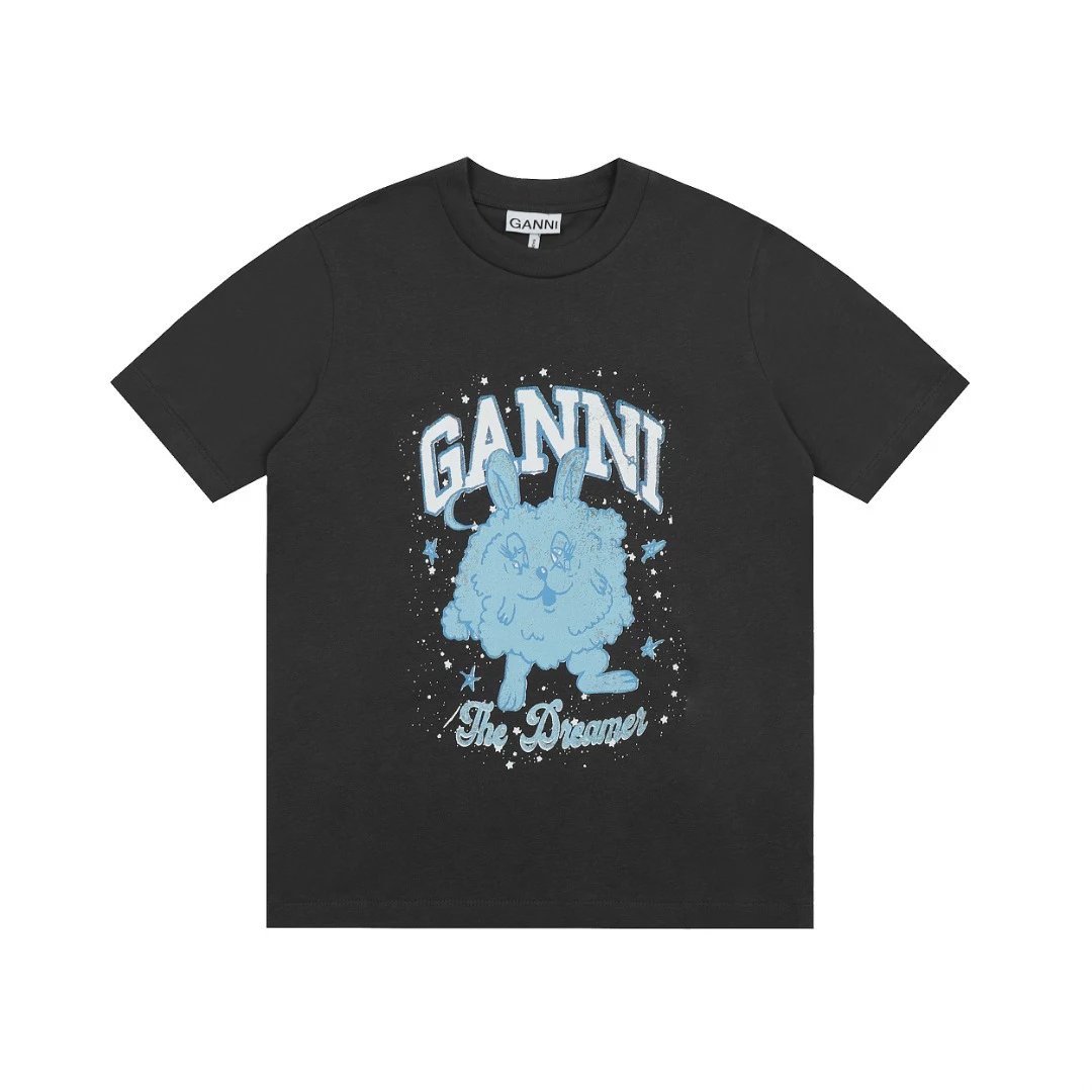 GANNI T-Shirts Graphic Print — G17 black
