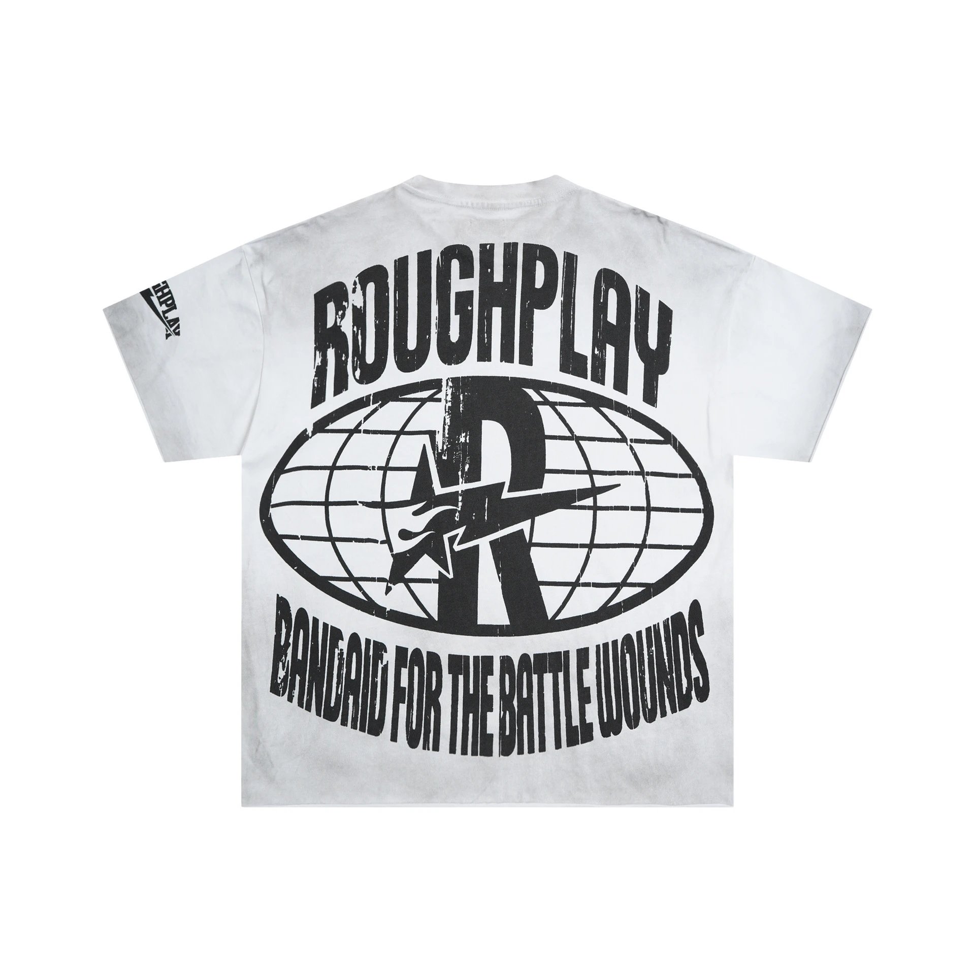 Roughplay New York Graphic White Oversized T-Shirt