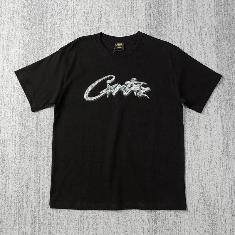 Cactus White Black Graphic Print Streetwear T-Shirt