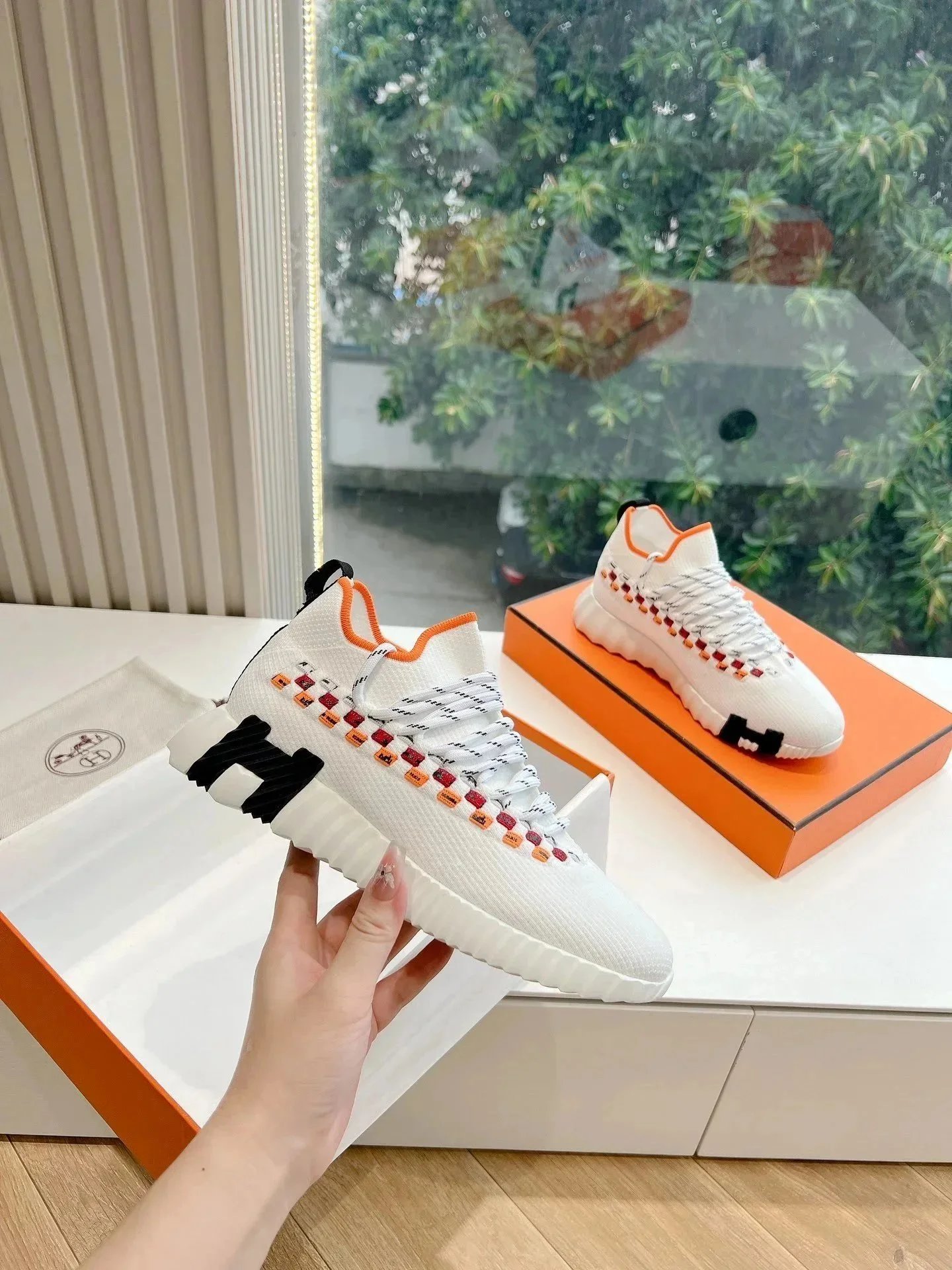 Hermès Sneakers Bouncing knit high-top — Figure 3