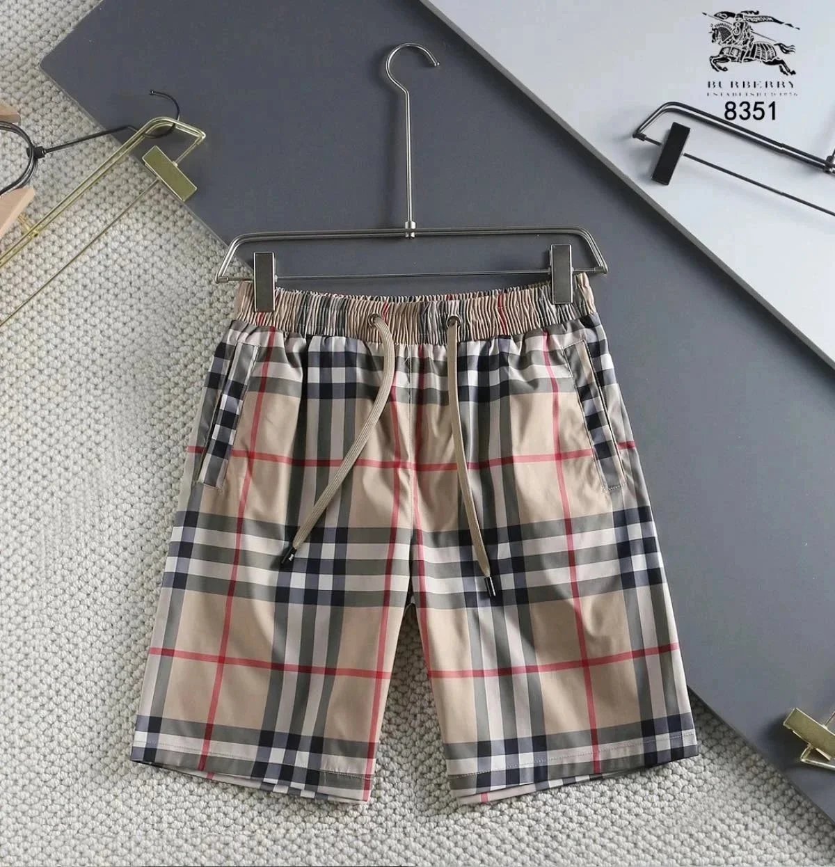 Burberry Shorts Drawstring patterned image 2