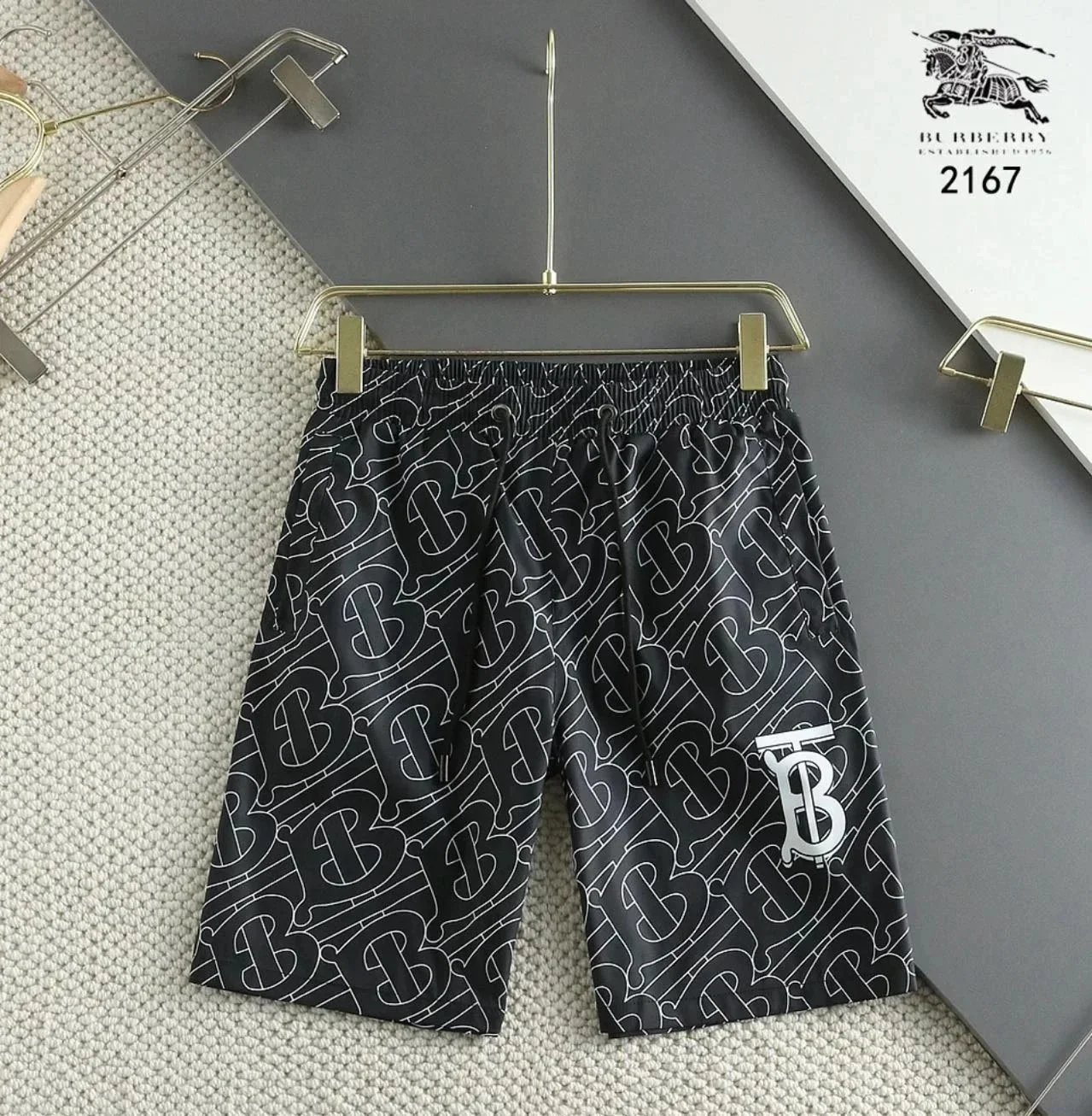Burberry Shorts Drawstring patterned image 3