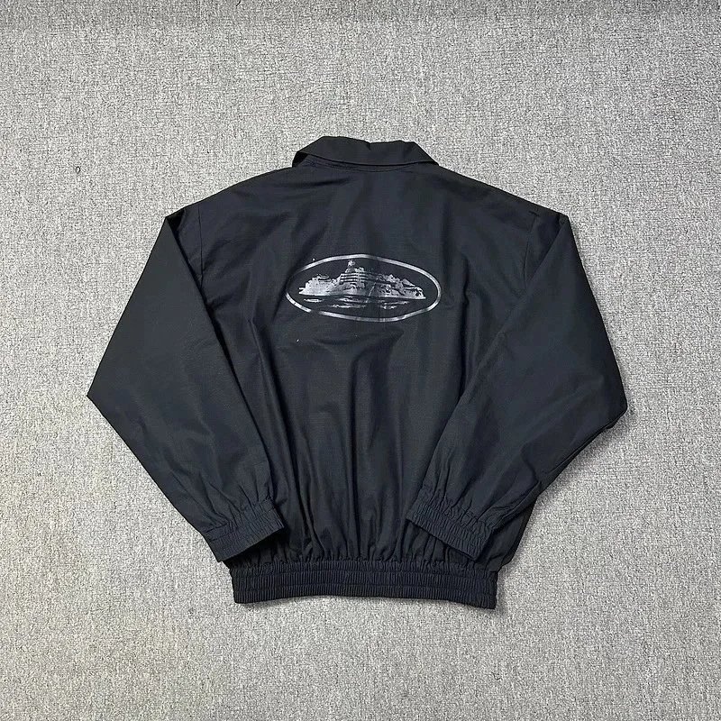 Sebily Windbreaker Black Sporty Pullover Jacket