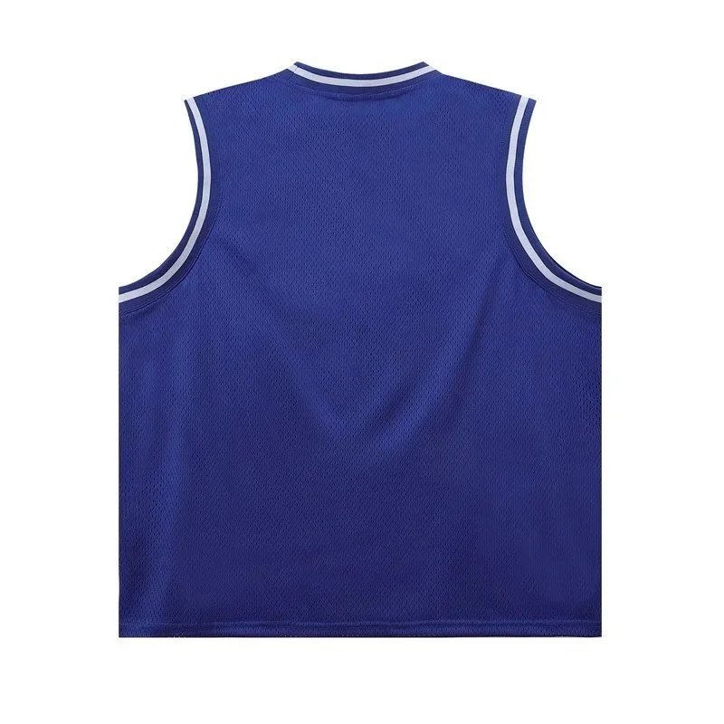 Trapstar Blue Mesh Basketball Tank Top And Shorts Set