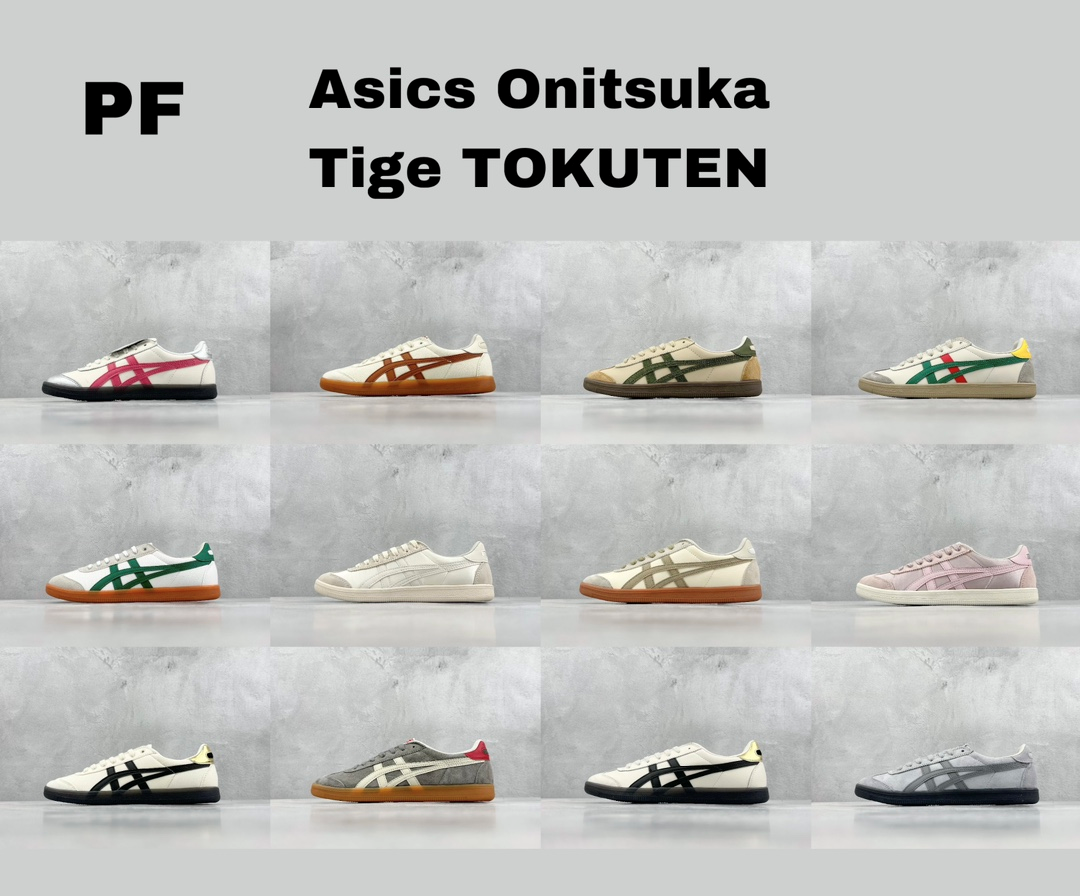 Asics Onitsuka Tiger TOKUTEN White Green Casual Sneakers