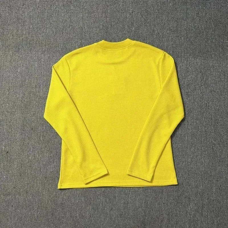 Black Ribbed Long Sleeve T-Shirt with White C Star Logo