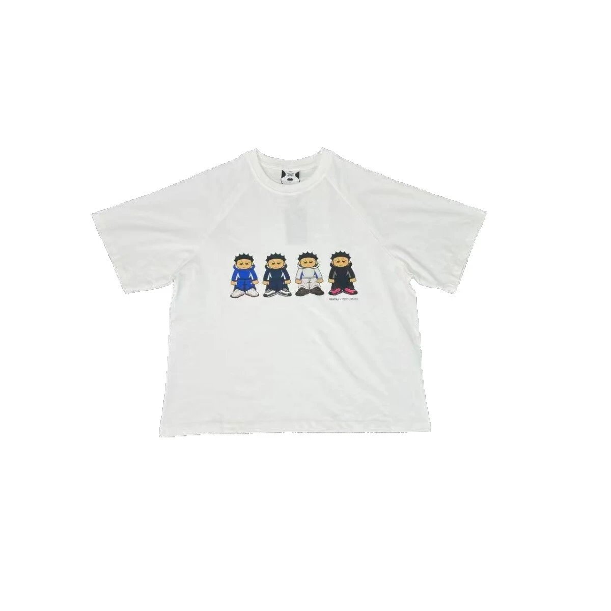 White Graphic Print Short Sleeve Crew Neck T-Shirt