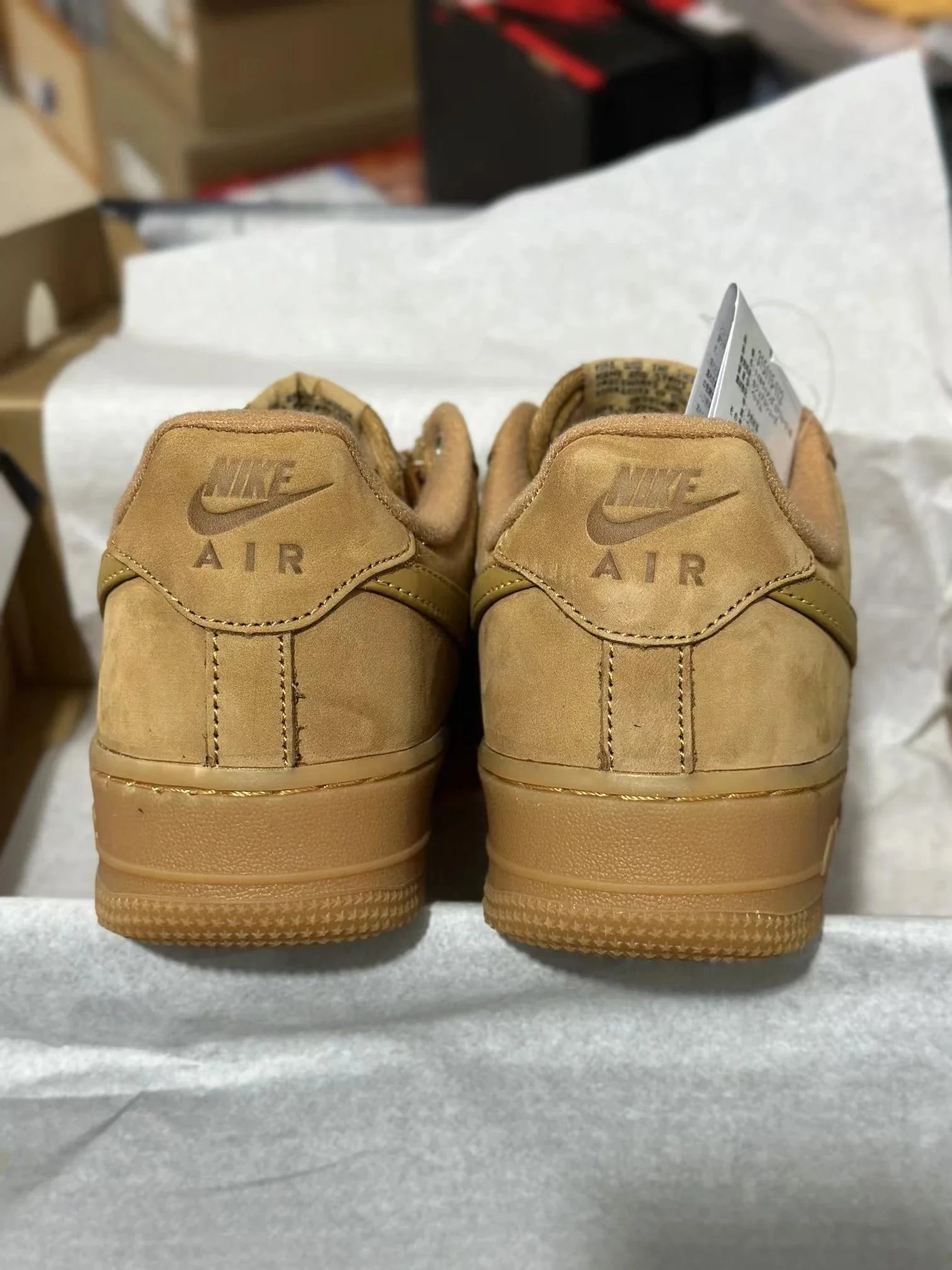 Nike Air Force 1 Wheat Casual Sneakers