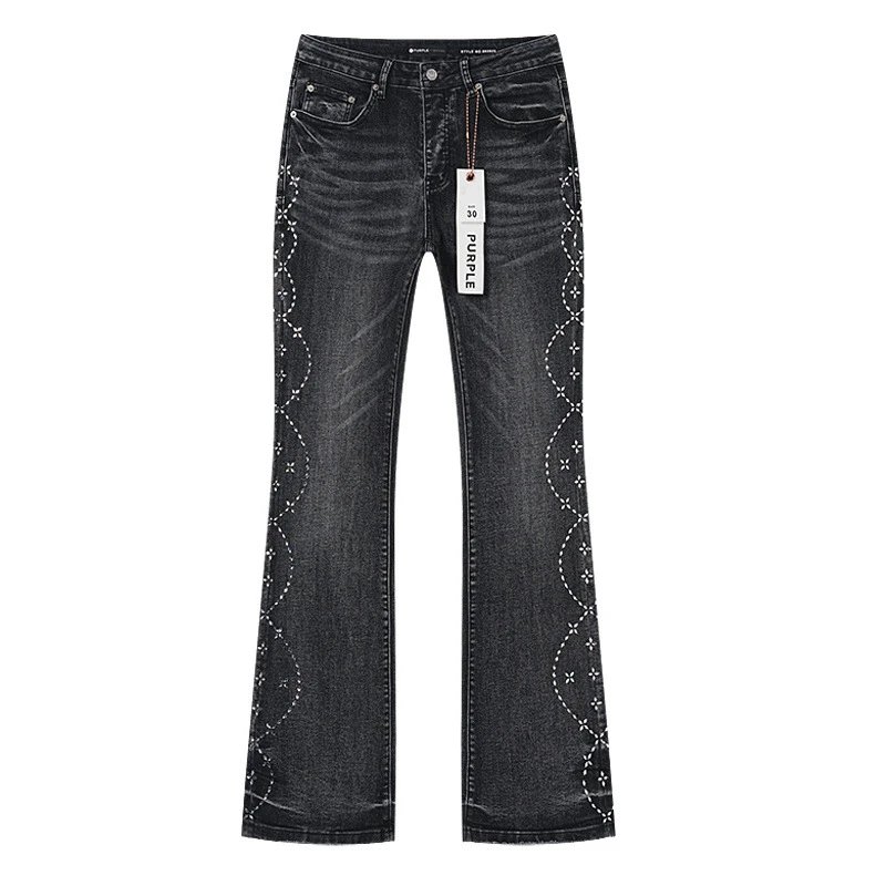 Purple Brand Style No 503225 Black Distressed Slim Fit Jeans