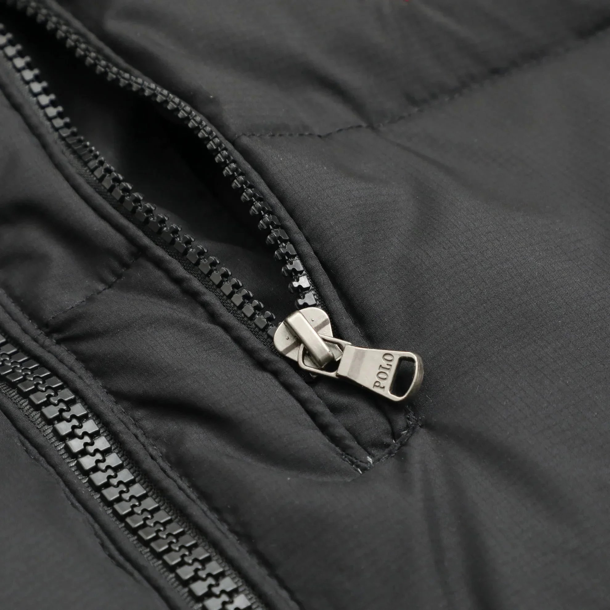 Polo Ralph Lauren Puffer Jacket Black Hooded Down Coat
