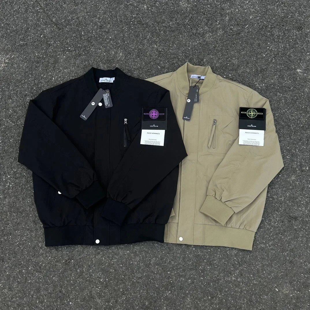 Stone Island Grey Hooded Windbreaker Jacket