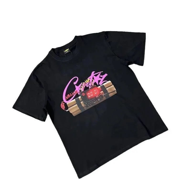 Crazz Graphic Print Black White Streetwear T-Shirt