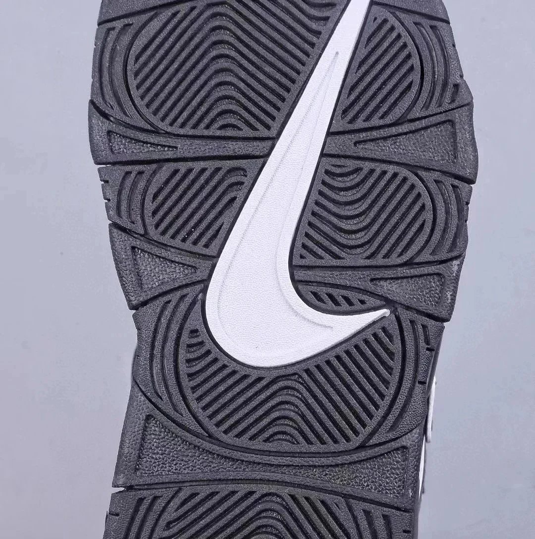 Nike Air More Uptempo Black White Basketball Sneakers