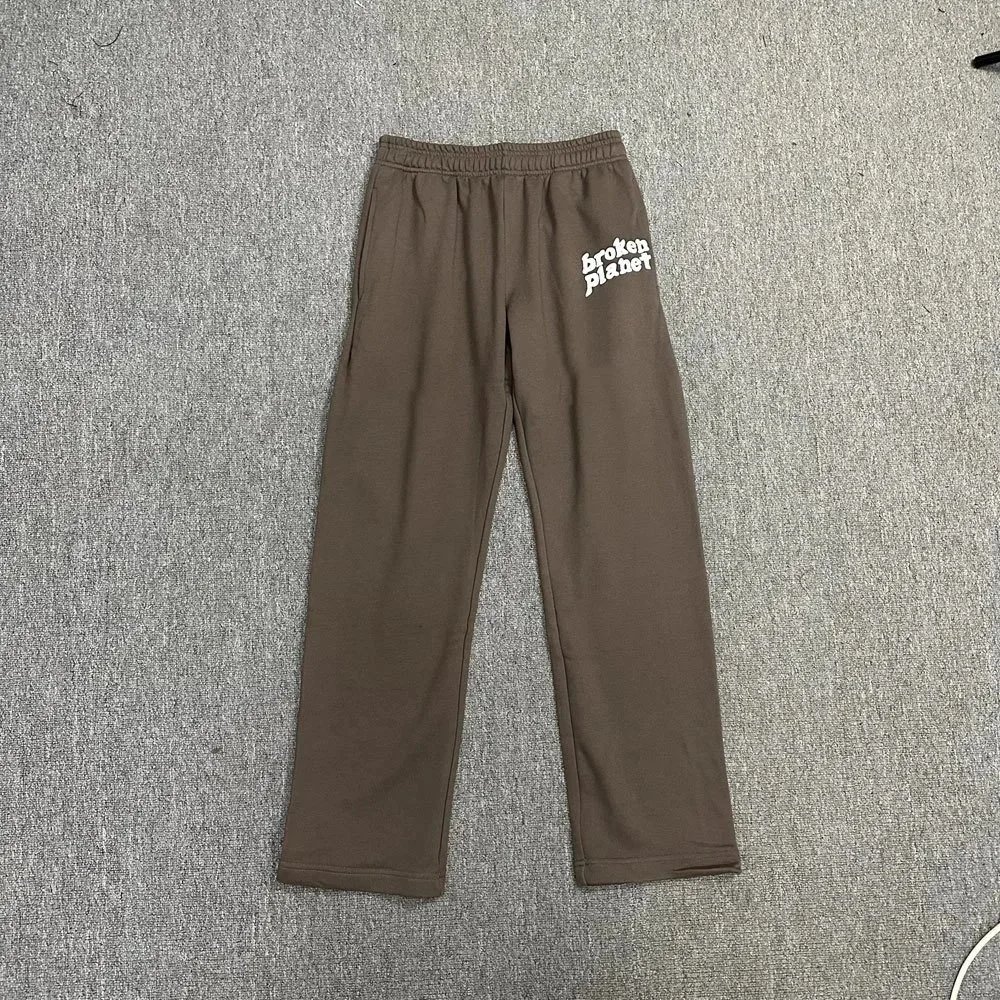 Broken Planet Sweatpants Olive Yellow Gray Beige Purple Army Green Casual Joggers