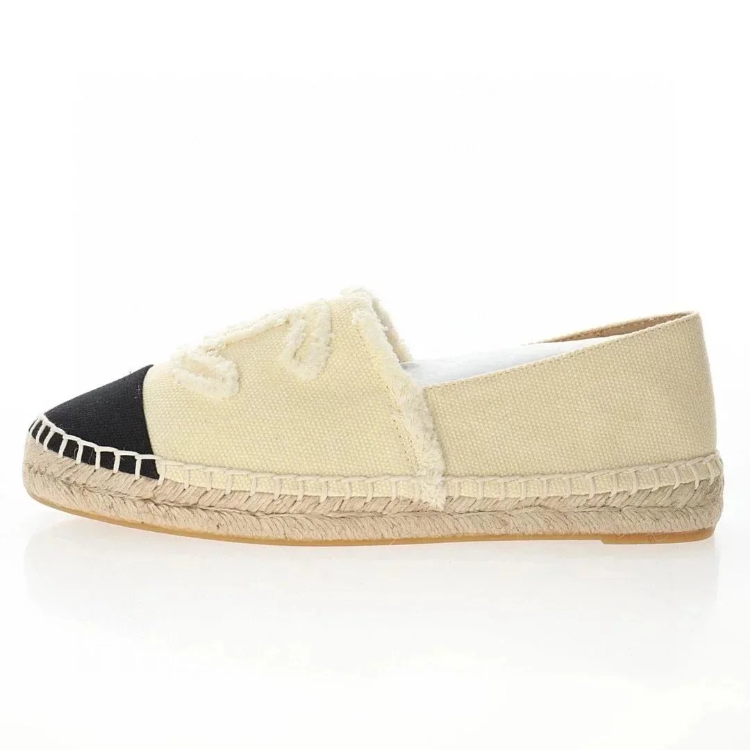Chanel Casual Shoes Quilted Cap-Toe Espadrilles — 9