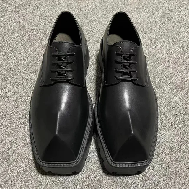 Prada Leather Shoes Lace-Up Platform Derby product detail image 2