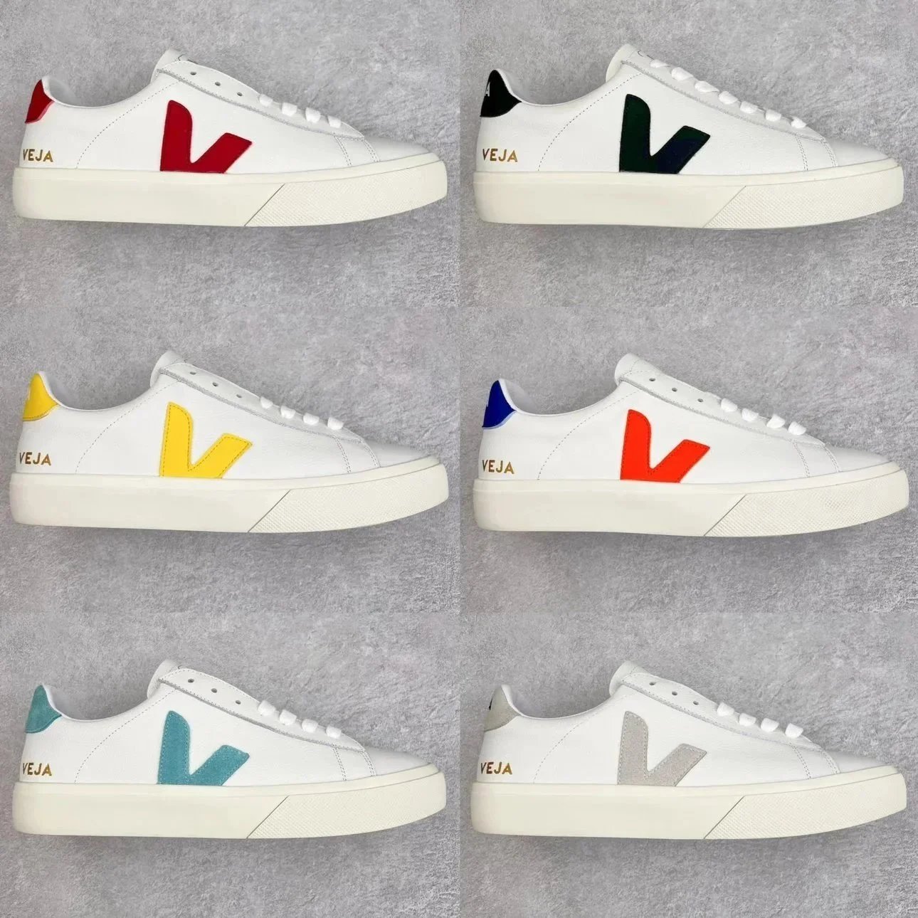 Veja Esplar White Colorblock Sneakers