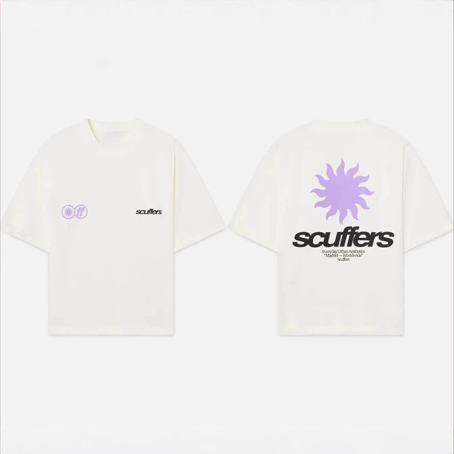 Scuffers Oversized Black Graphic Print T-Shirt