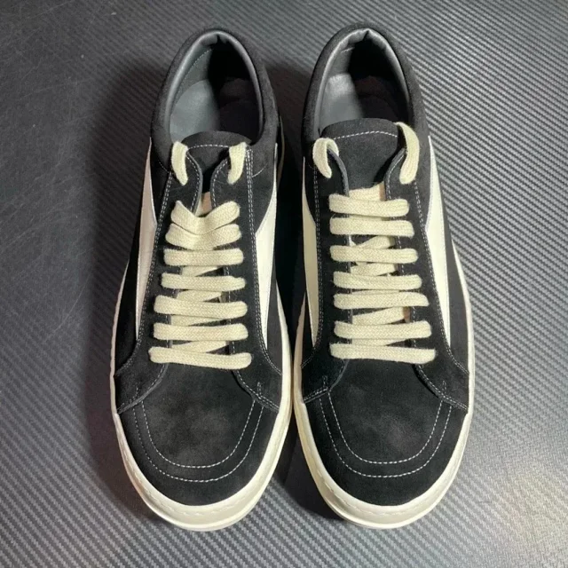 Unbranded Sneakers Low-Top Suede with Contrast Side Panel product detail image 3