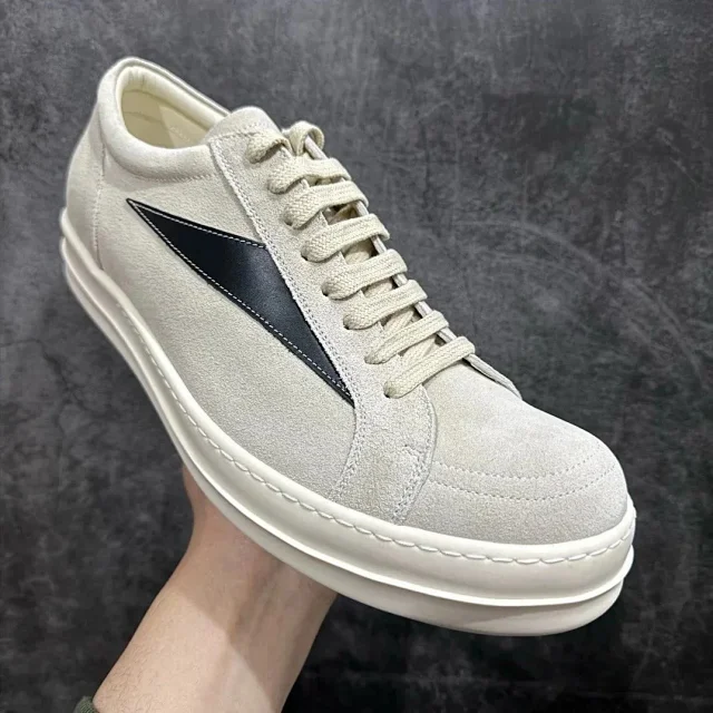 Unbranded Sneakers Low-Top Suede with Contrast Side Panel product detail image 30