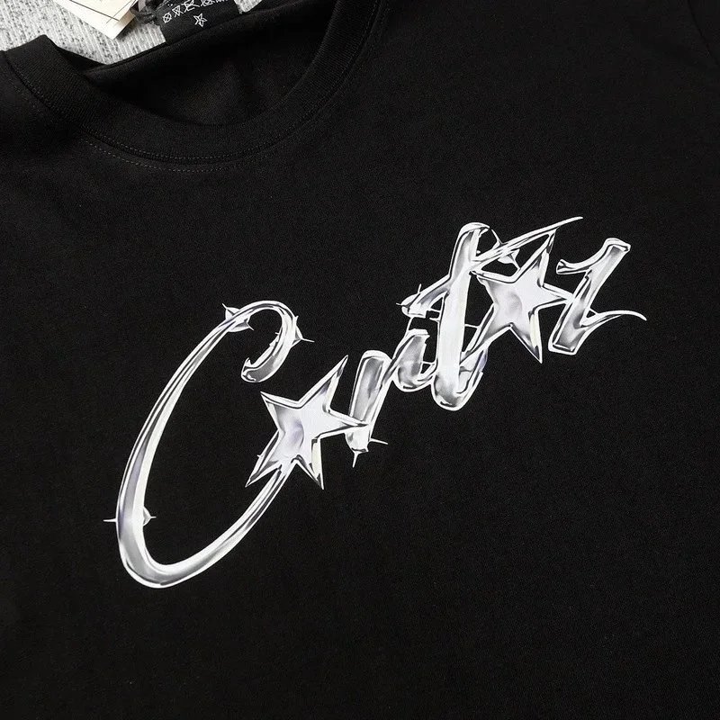 Cuntz Graphic Print White Black Streetwear T-Shirt