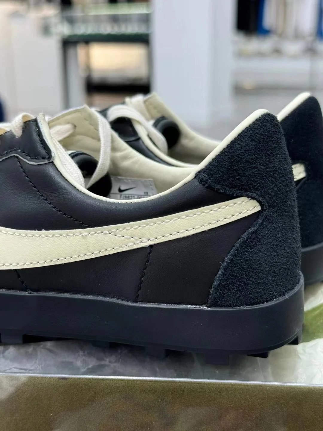 Nike Cortez Black Cream Classic Running Shoes