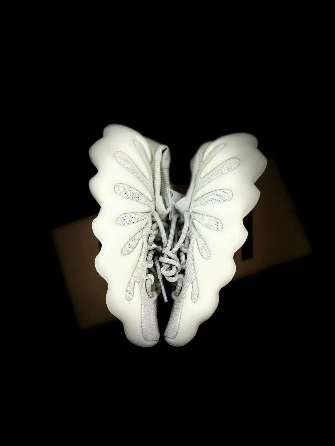 Adidas Yeezy Foam Runner White Knit Sneakers