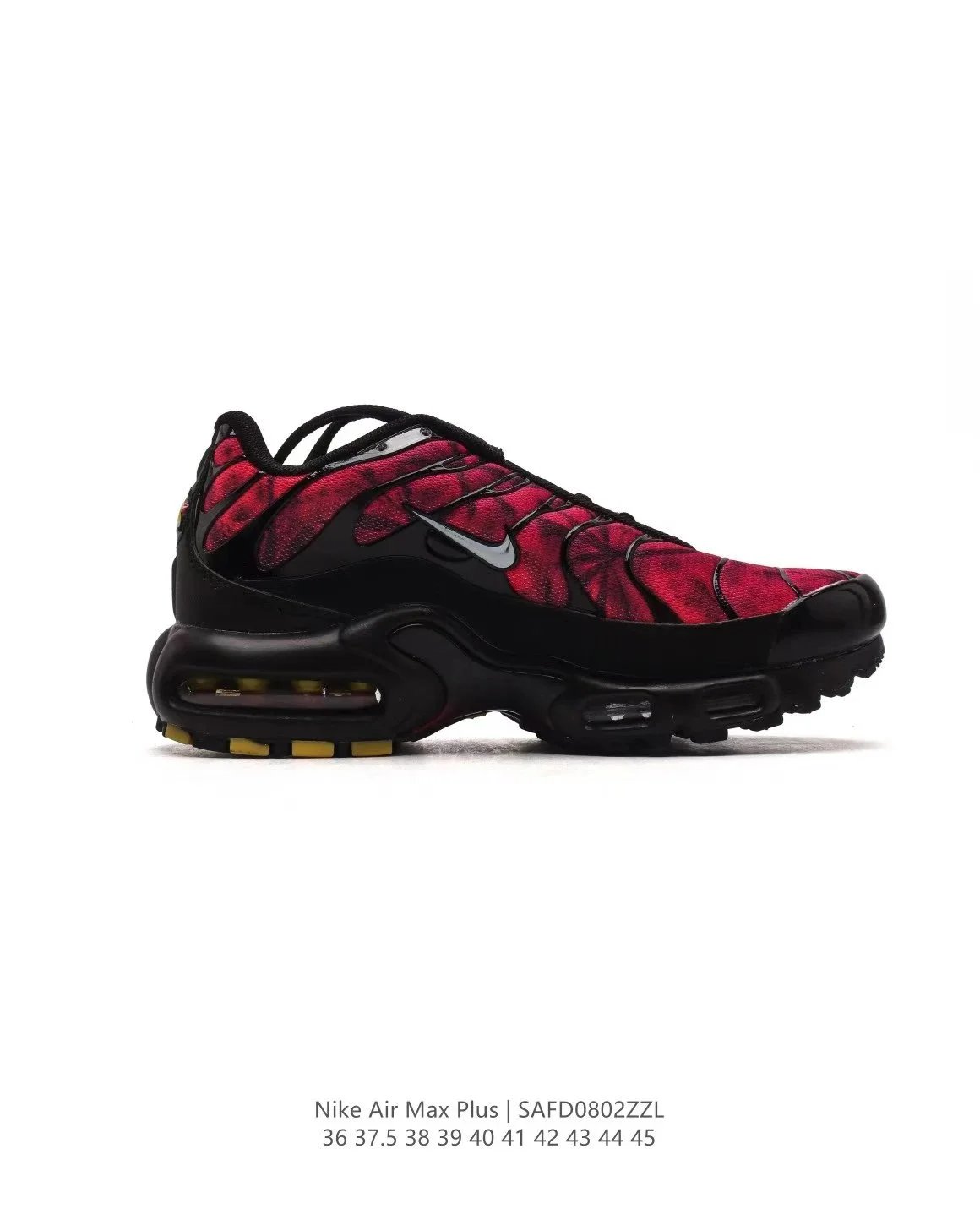 Nike Air Max Plus Black Mesh Sneakers