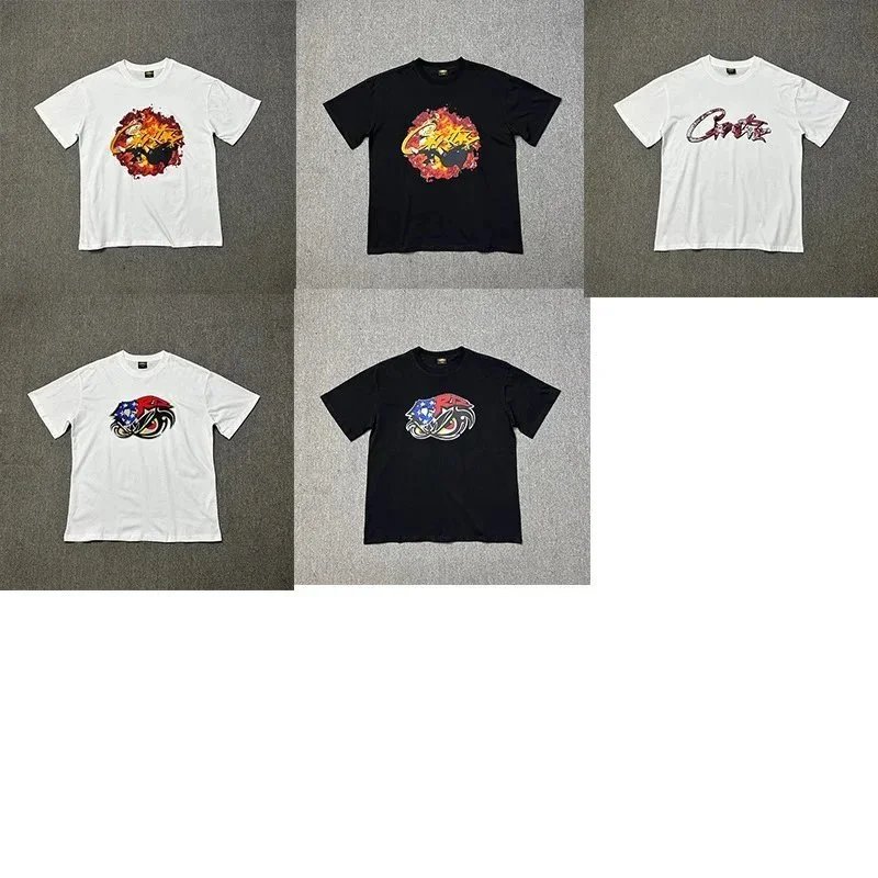 Corteiz Graphic Print White Black Streetwear T-Shirt