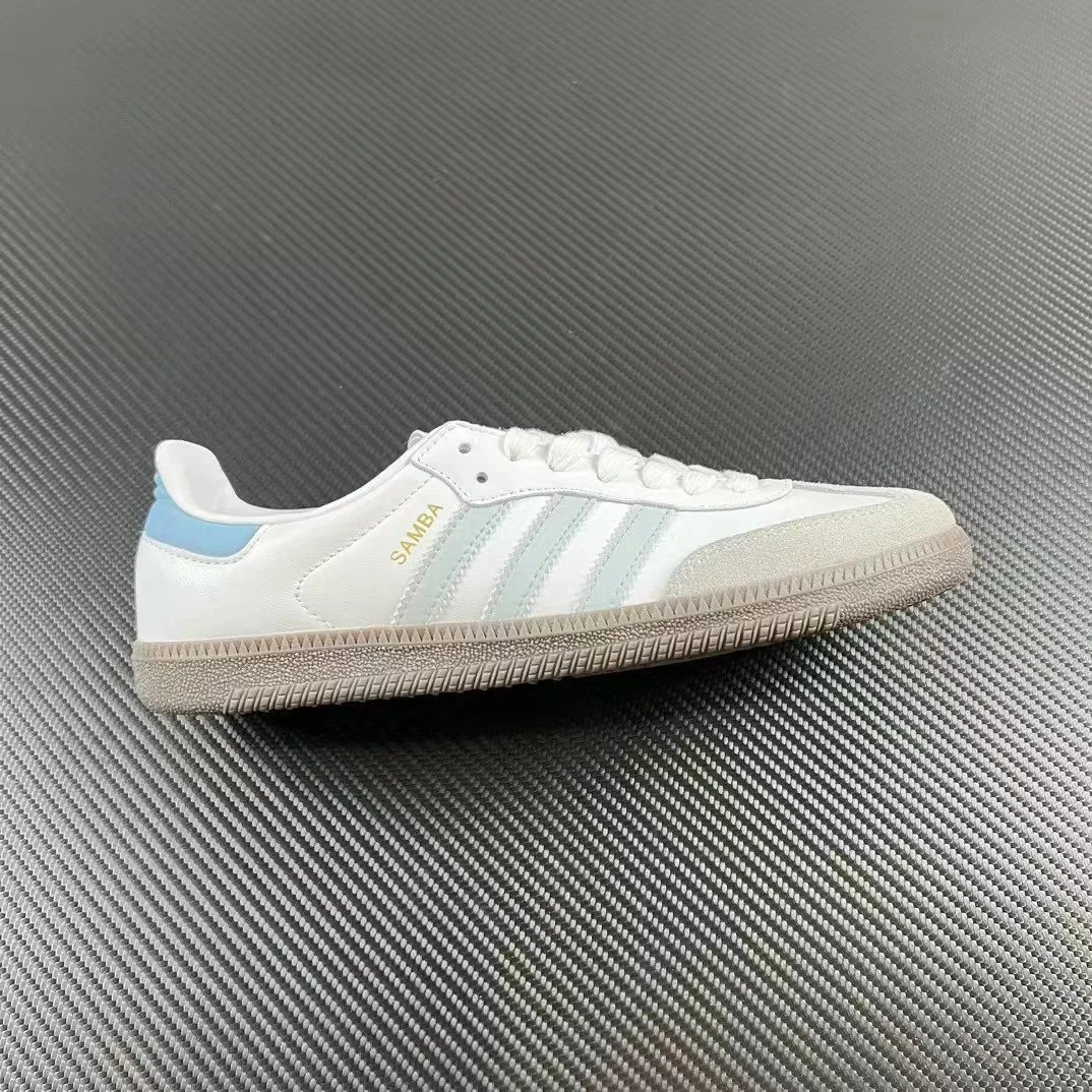 Adidas Samba White Light Blue Casual Sneakers