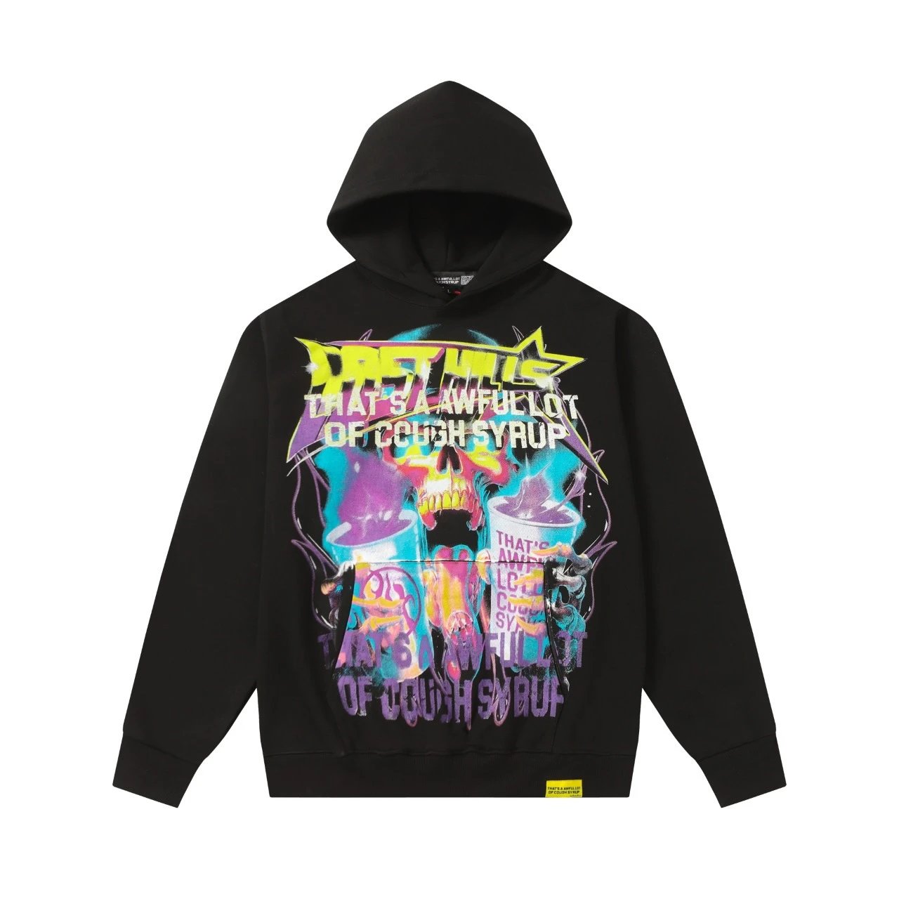 Desto Dubb Cough Syrup Black Graphic Hoodie