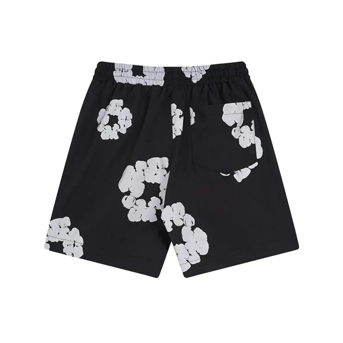 Recycled Logo Print Short Sleeve Shirt and Shorts Set Multicolor Hawaiian Style