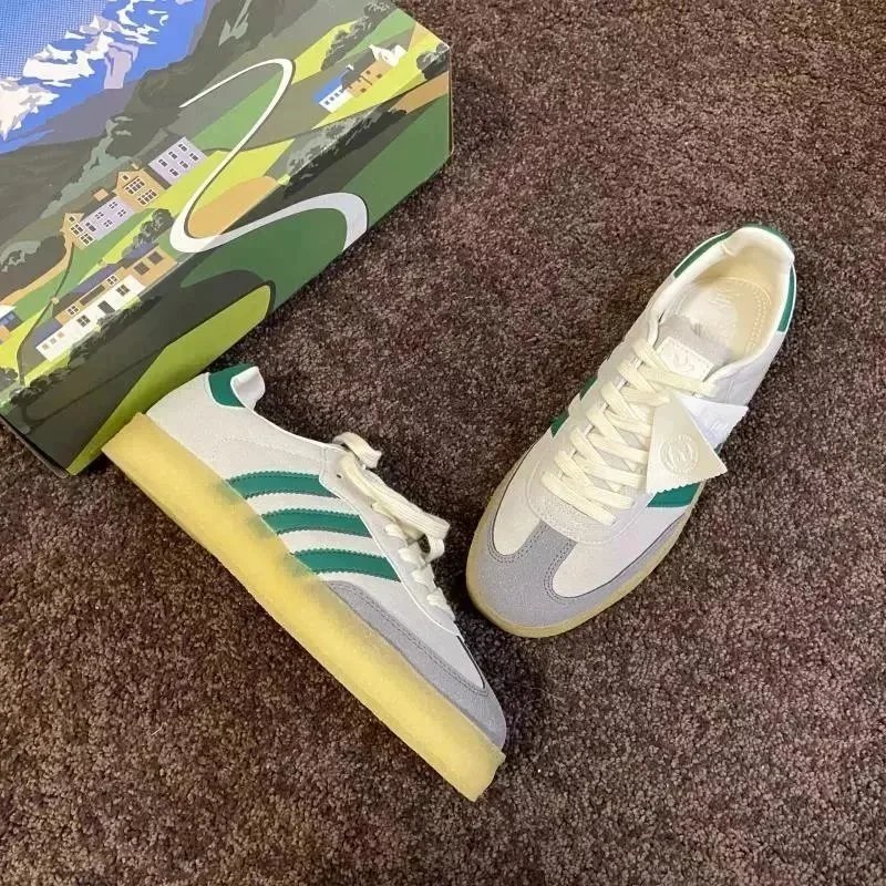 Adidas Wales Bonner Silver Metallic Lace-Up Sneakers