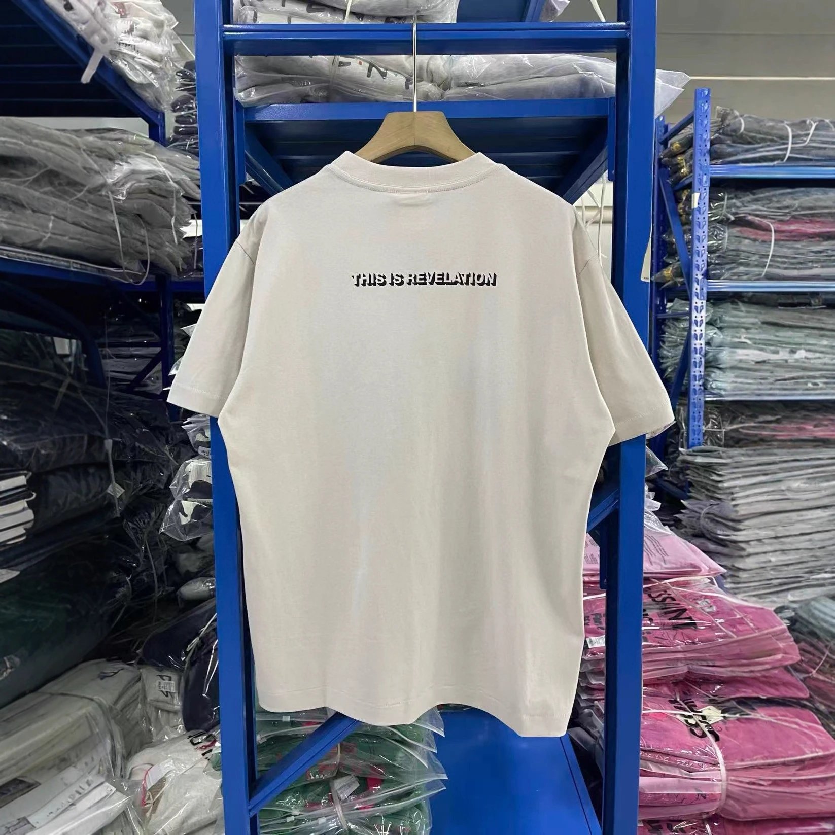 Saint Graphic Print White Oversized T-Shirt