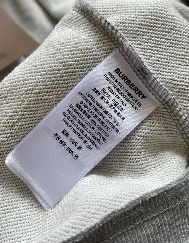 Burberry Hooded sweatshirts with logo patch or embroidered equestrian motif product detail image 8