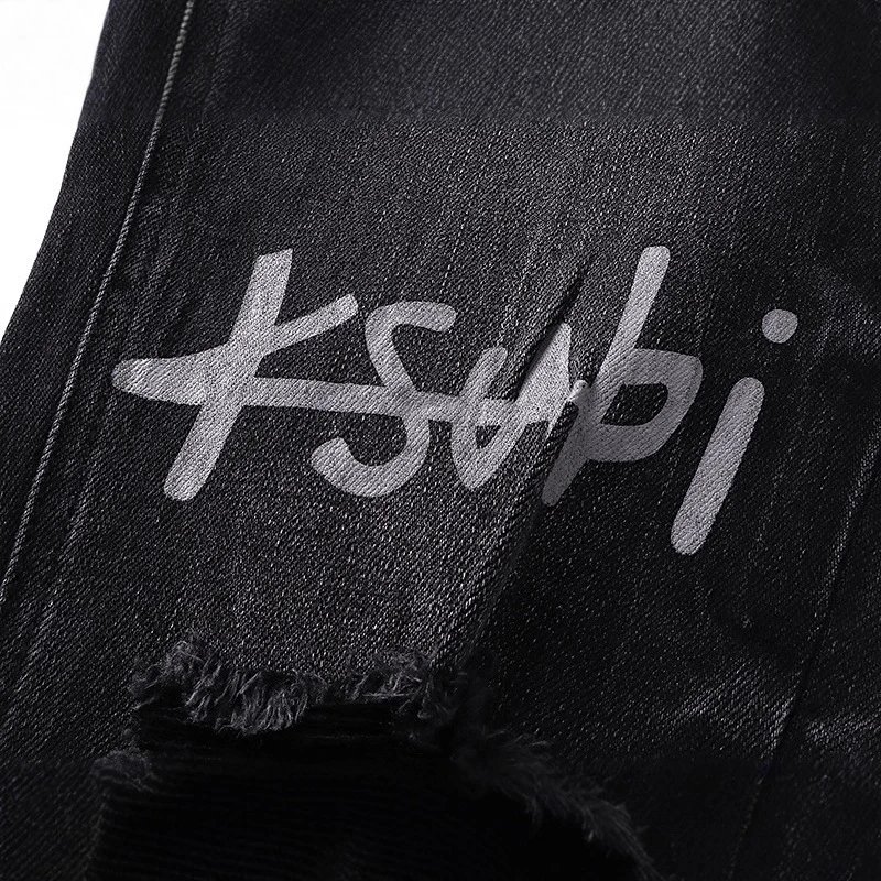 Ksubi Black Distressed Denim Jeans