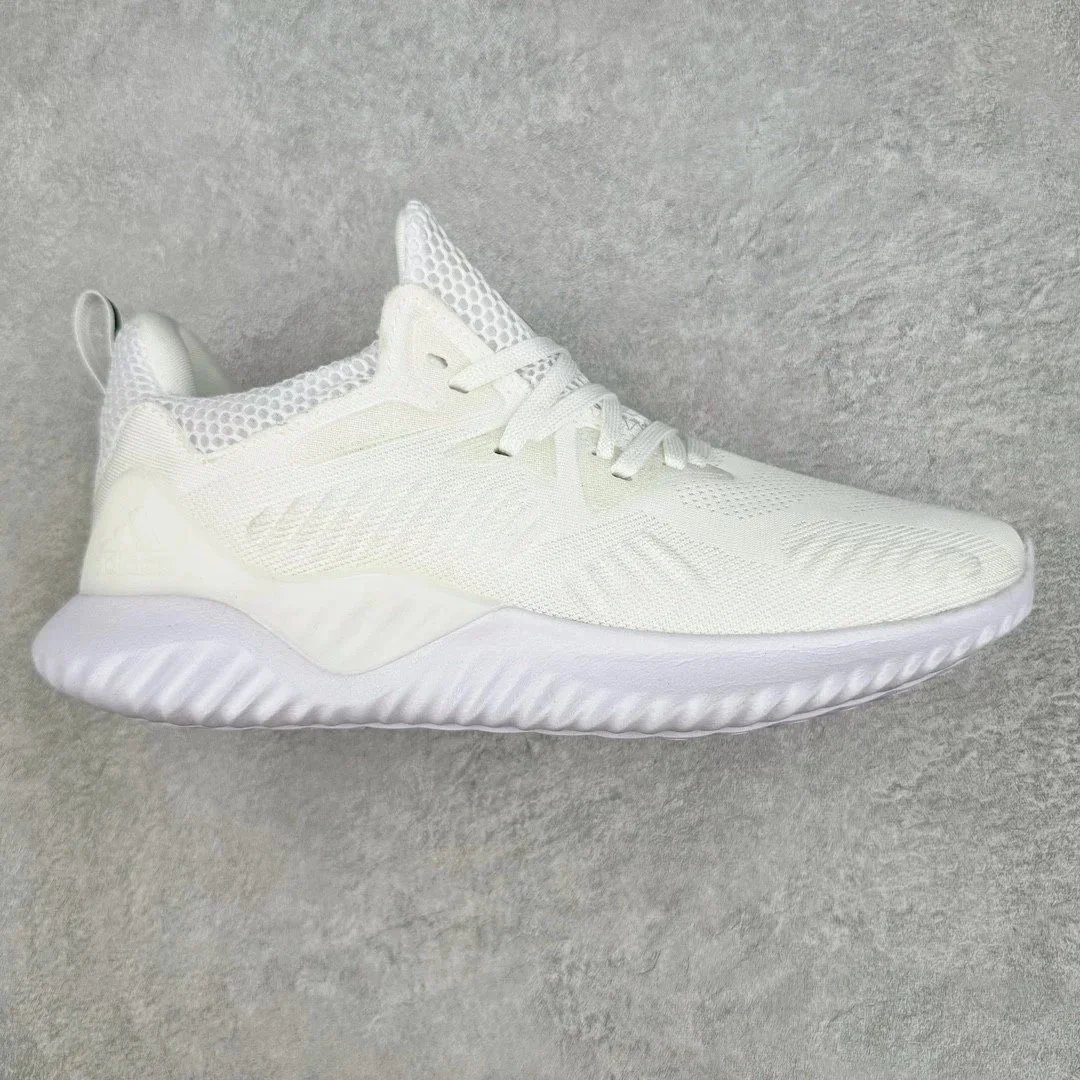 Adidas AlphaBounce Black Mesh Running Sneakers