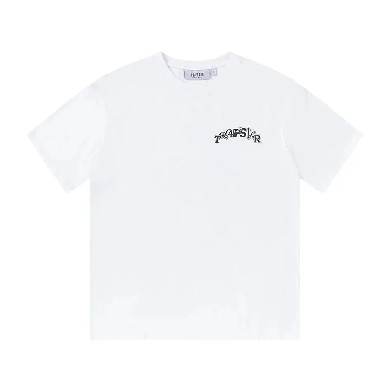 TROFESTAR Graphic Print White Black Streetwear T-Shirt