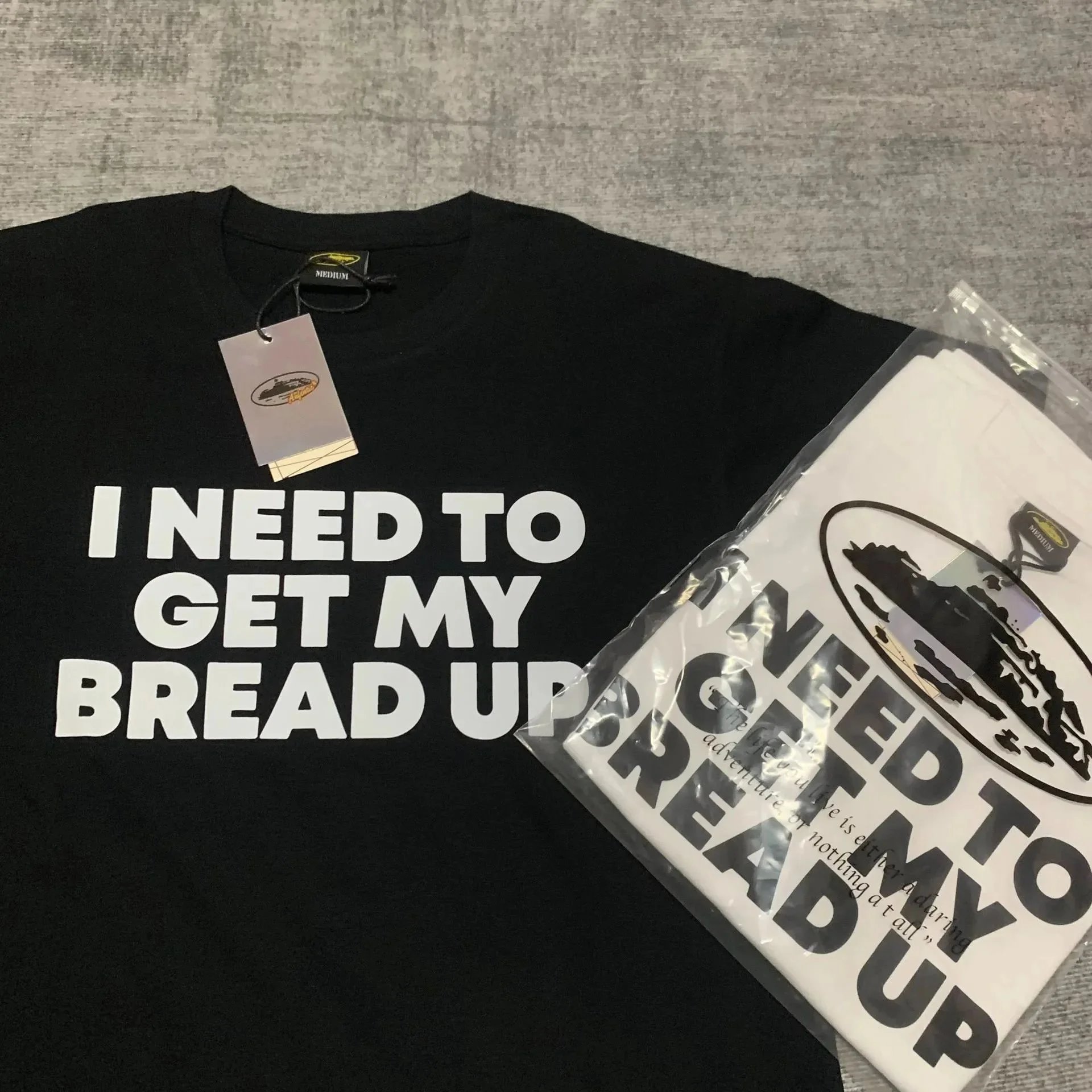Cotton T-Shirt White Black Graphic Print Casual Tee