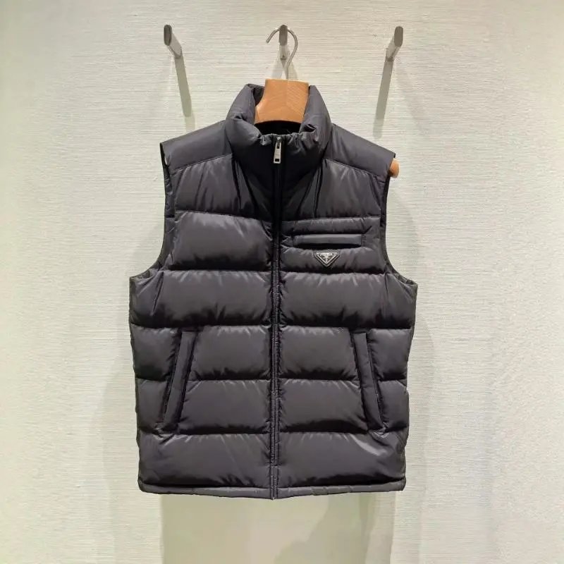 Prada Re-Nylon Black Puffer Vest