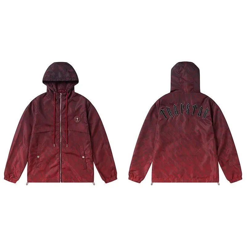Trapstar Lightweight Hooded Windbreaker Neon Green Streetwear Jacket