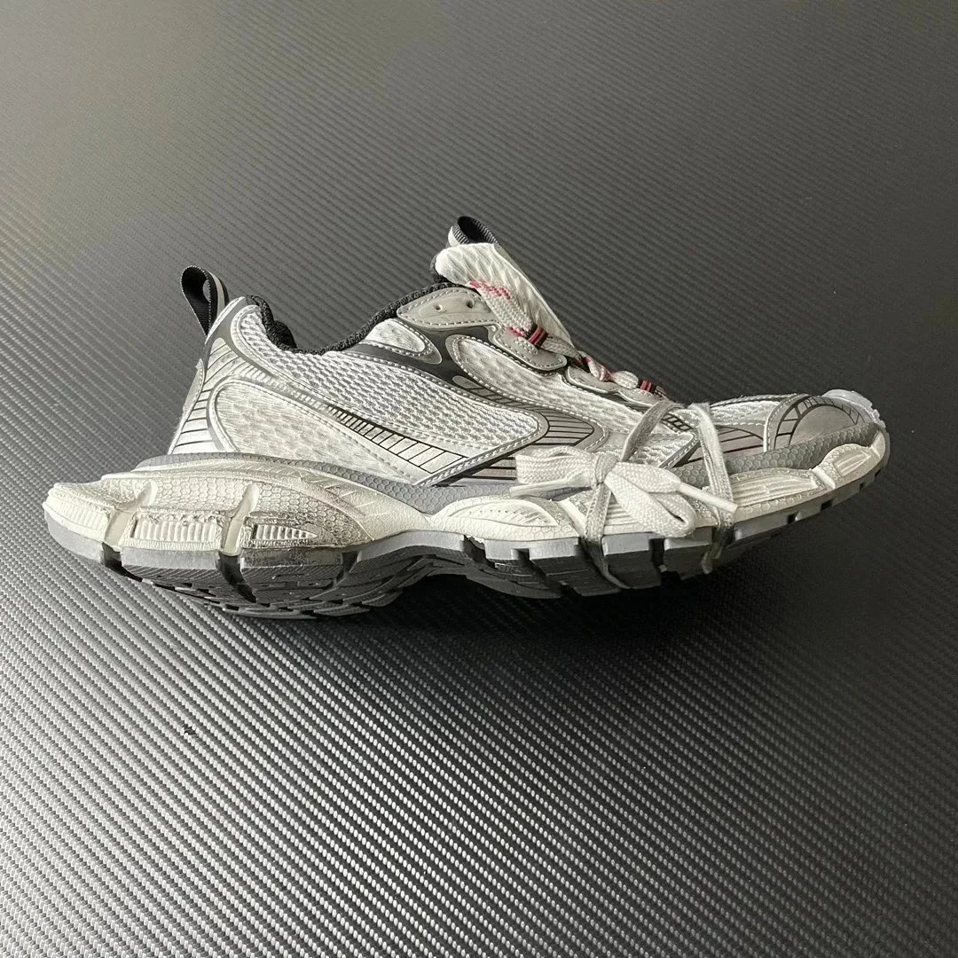 Balenciaga Track 2 Yellow Mesh Running Sneakers