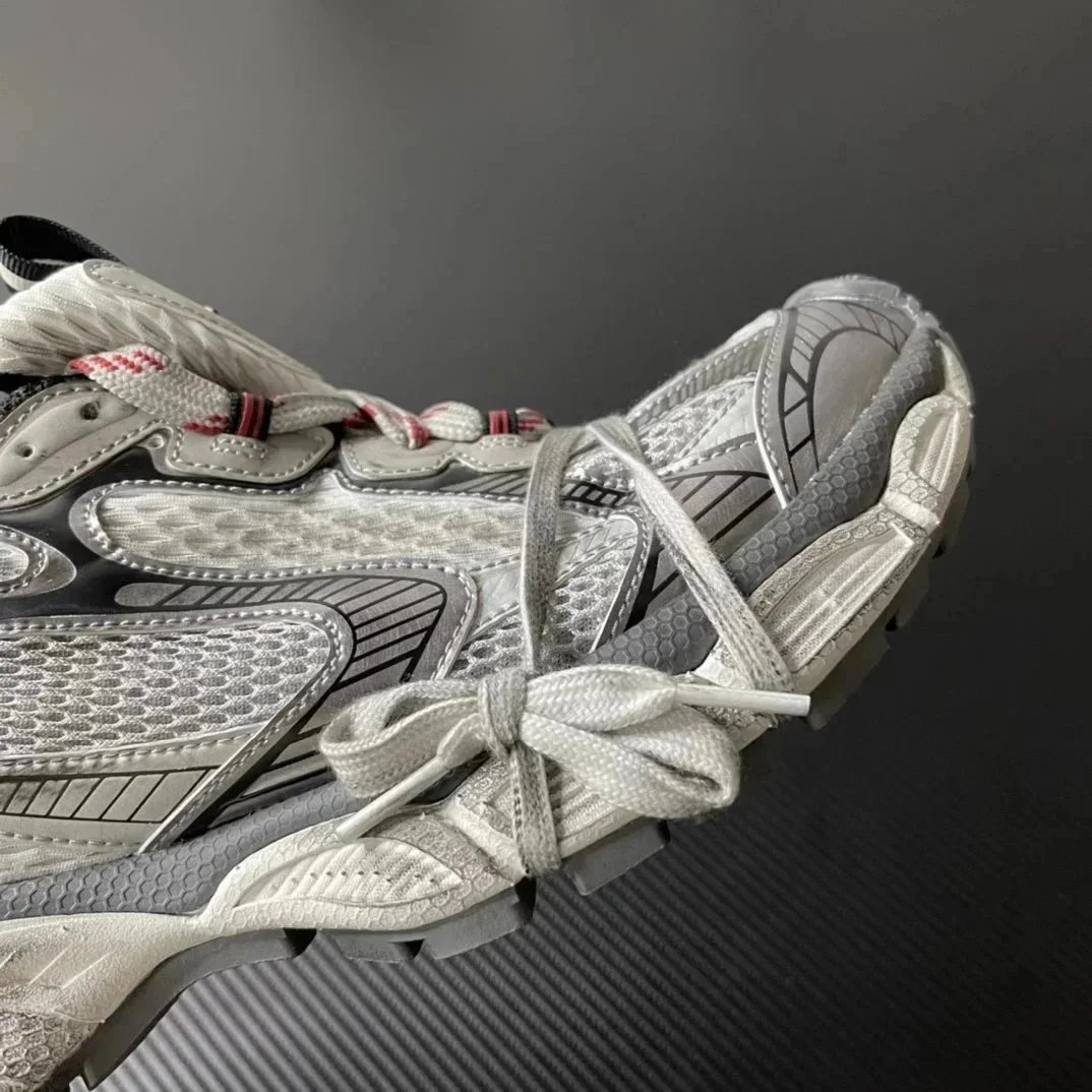 Balenciaga Track 2 Yellow Mesh Running Sneakers