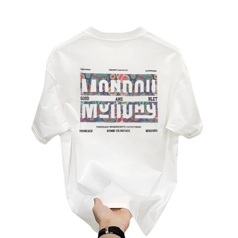 Black Graphic Print Monday Motif Oversized T-Shirt