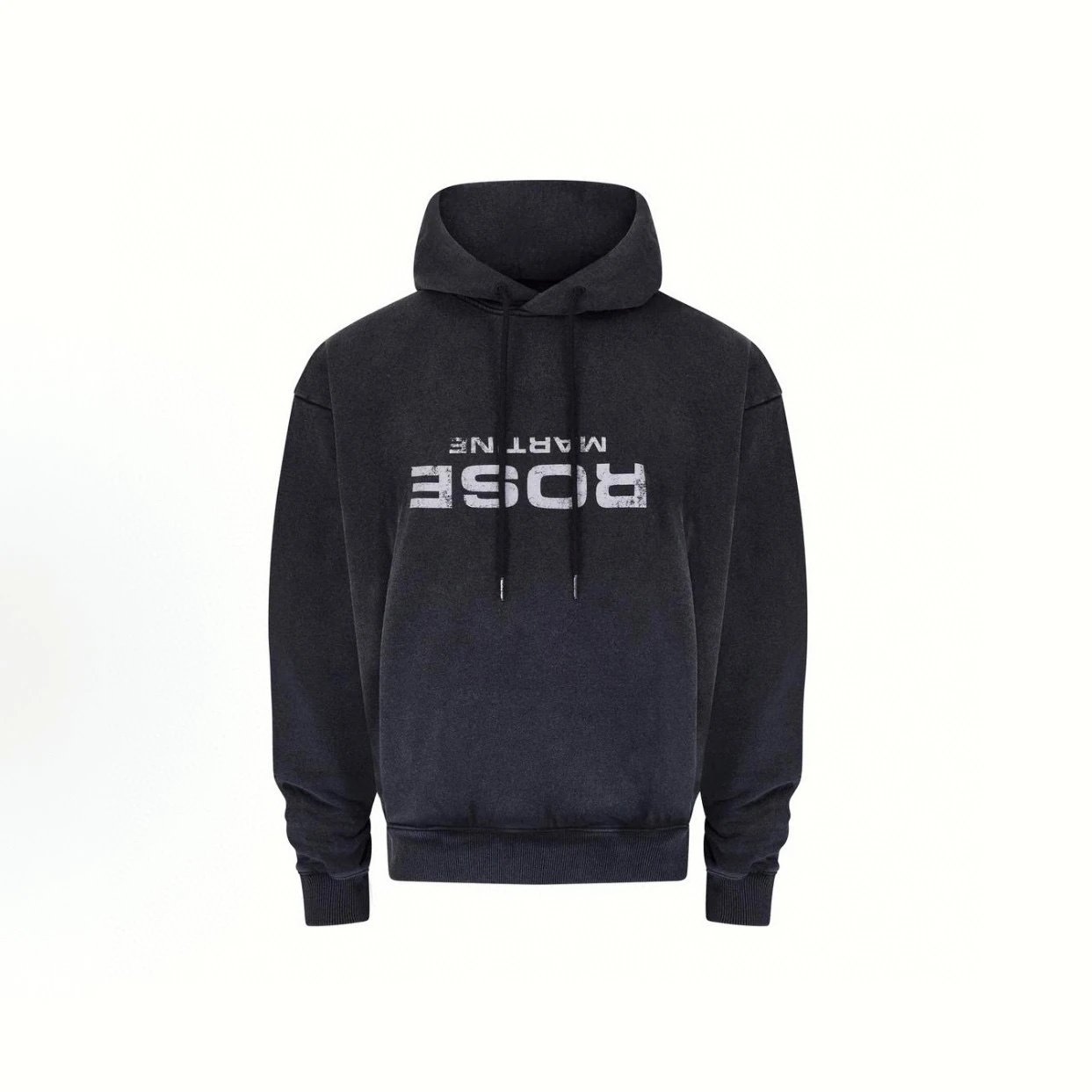 Rose Martin Black Oversized Hooded Sweatshirt