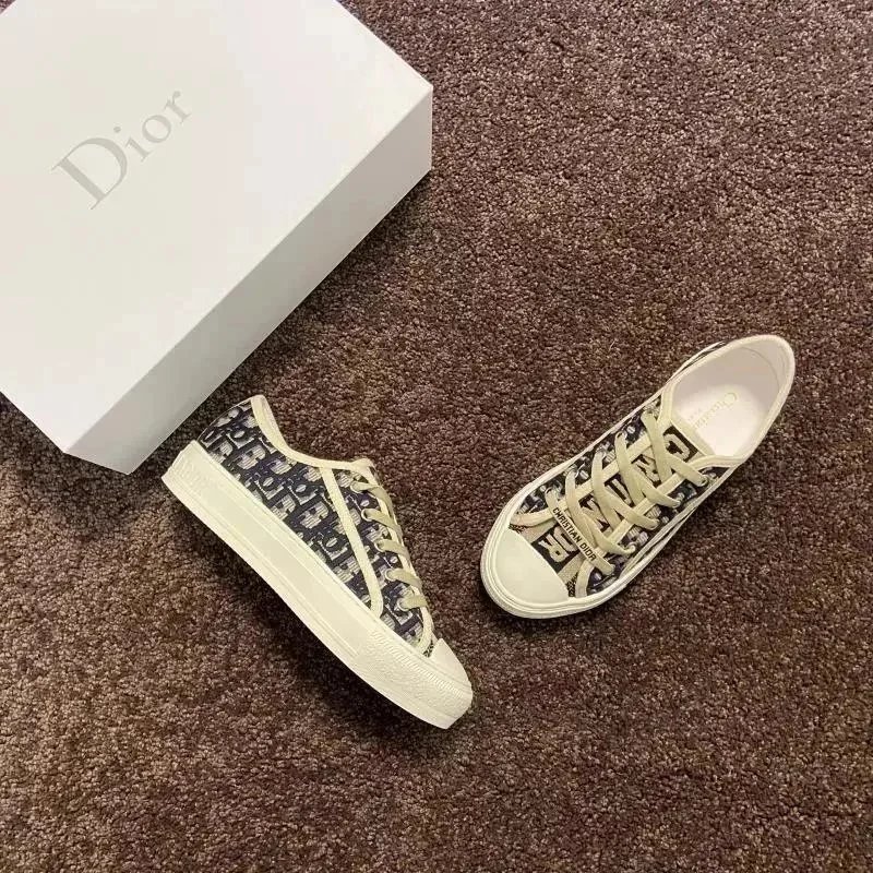 Dior Sneakers Walk'n'Dior low-top platform — Black and blue