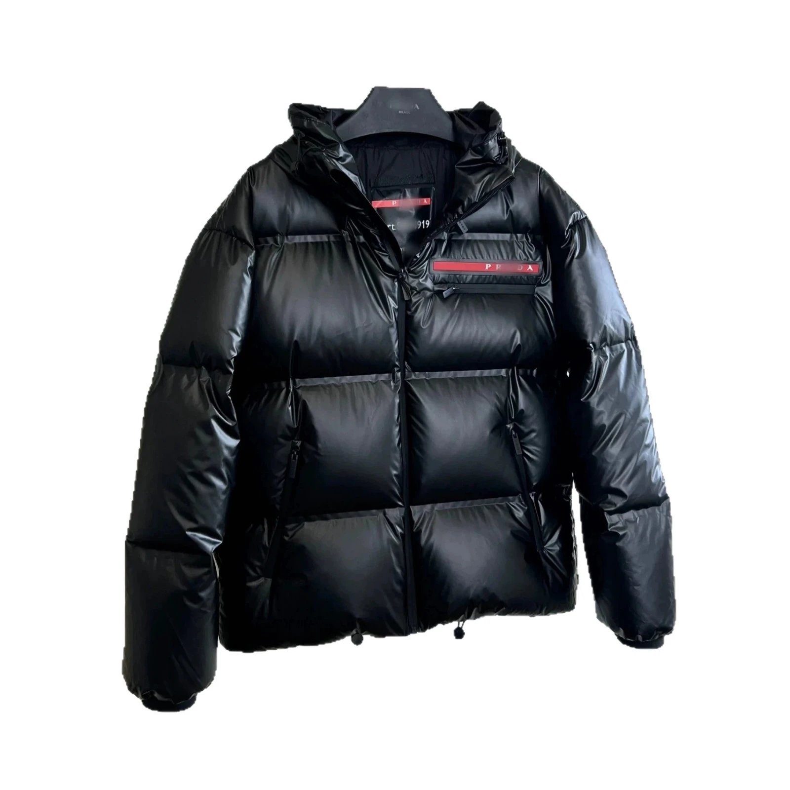 Prada Re-Nylon Black Puffer Vest