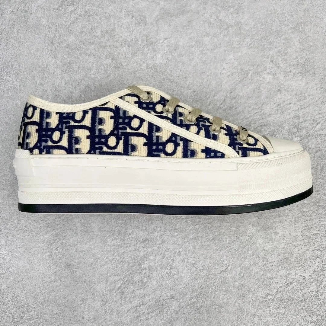 Dior Sneakers Walk'n'Dior low-top platform — black thick bottom