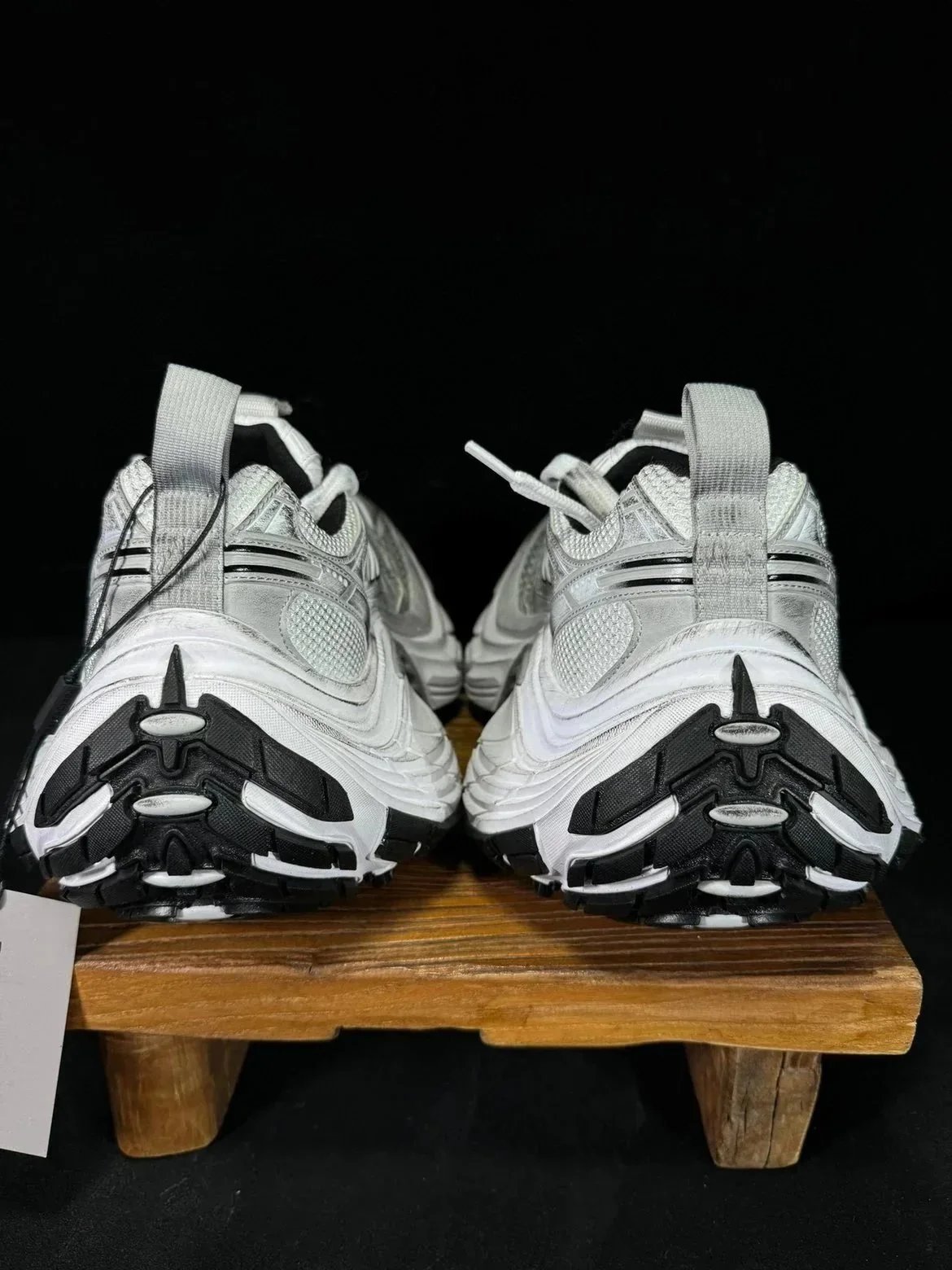 Skechers D'Lites Black Grey Chunky Sneakers