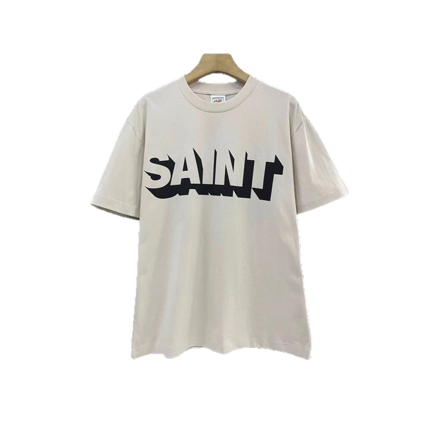 Saint Graphic Print White Oversized T-Shirt